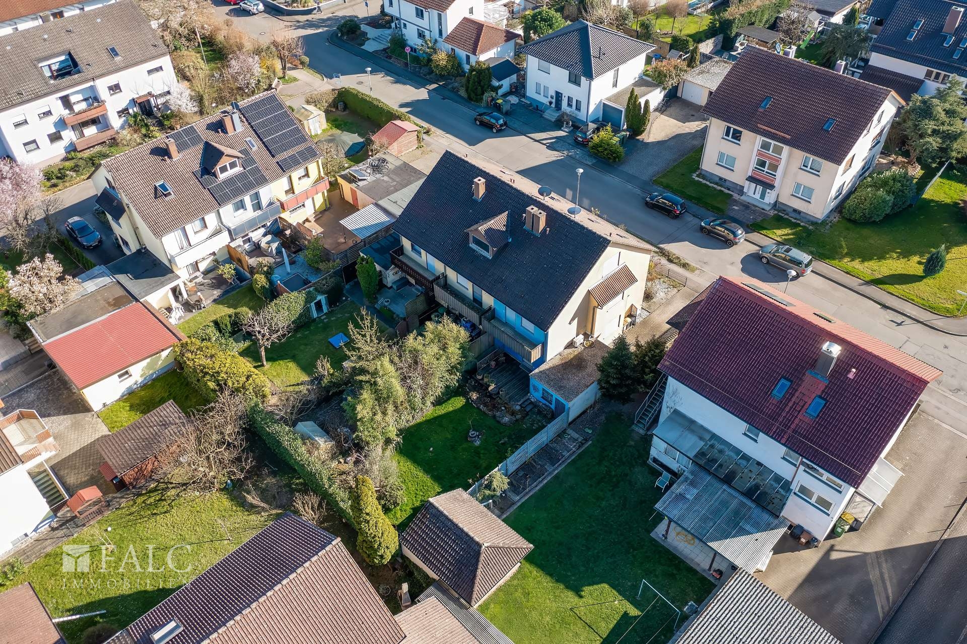Luftbild Gartenseite